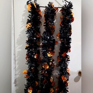 3pc Halloween Jack o lantern garlands